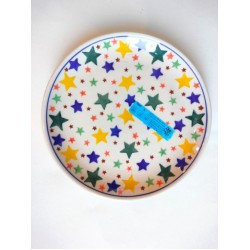 Gebaksbord bord Ø: 16 cm Confetti Stars Bunzlau 