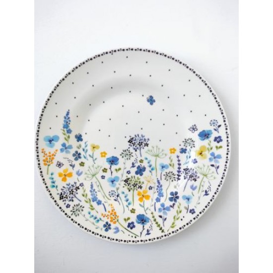 Melamine Bord Wild Flowers Ø: 25 cm