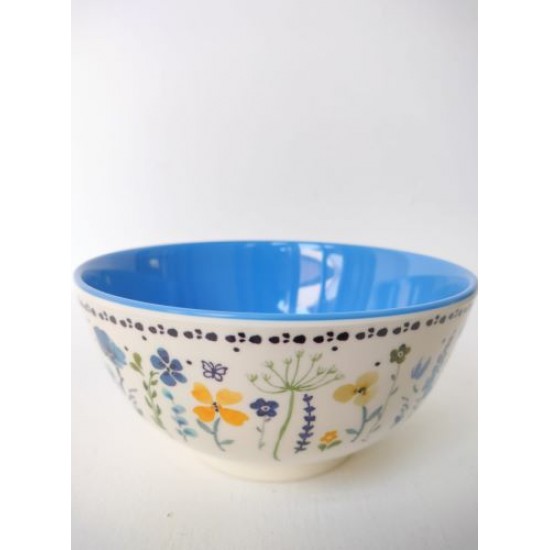 Melamine Kom Wild FlowersØ: 15 cm