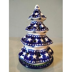 Kerstboom  20 cm Stars Bunzlau